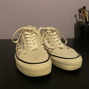 Purple Checkered Vans